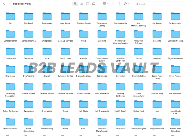 B2B Leads Database Sample 2
